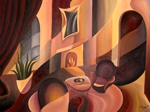 The Cats Meow - Peter Thaddeus - Art From The Gold Coast