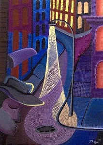 The Cats Meow - Peter Thaddeus - Art From The Gold Coast