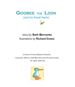 Goobee The Loon - Illustrated By Richard Grassi