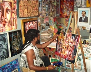  Yenaye Rene Mkerka - The Artist From Cameroon